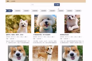 (协同过滤推荐算法)基于SpringBoot的流浪动物救助与领养系统